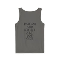 Stylish Unisex Tank Top with Artistic Floral Design, Casual Summer Wear, Art Lovers Gift, Beach Day Outfit, Gift for Him/Her