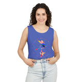 Stylish Unisex Tank Top with Artistic Floral Design, Casual Summer Wear, Art Lovers Gift, Beach Day Outfit, Gift for Him/Her