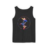 Stylish Unisex Tank Top with Artistic Floral Design, Casual Summer Wear, Art Lovers Gift, Beach Day Outfit, Gift for Him/Her