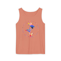 Stylish Unisex Tank Top with Artistic Floral Design, Casual Summer Wear, Art Lovers Gift, Beach Day Outfit, Gift for Him/Her