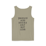 Stylish Unisex Tank Top with Artistic Floral Design, Casual Summer Wear, Art Lovers Gift, Beach Day Outfit, Gift for Him/Her