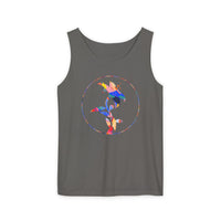 Stylish Unisex Tank Top with Artistic Floral Design, Casual Summer Wear, Art Lovers Gift, Beach Day Outfit, Gift for Him/Her