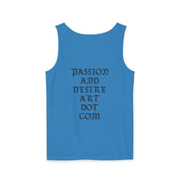 Stylish Unisex Tank Top with Artistic Floral Design, Casual Summer Wear, Art Lovers Gift, Beach Day Outfit, Gift for Him/Her
