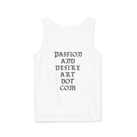 Stylish Unisex Tank Top with Artistic Floral Design, Casual Summer Wear, Art Lovers Gift, Beach Day Outfit, Gift for Him/Her