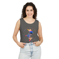Stylish Unisex Tank Top with Artistic Floral Design, Casual Summer Wear, Art Lovers Gift, Beach Day Outfit, Gift for Him/Her
