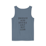 Stylish Unisex Tank Top with Artistic Floral Design, Casual Summer Wear, Art Lovers Gift, Beach Day Outfit, Gift for Him/Her