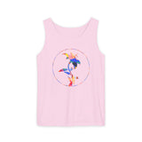 Stylish Unisex Tank Top with Artistic Floral Design, Casual Summer Wear, Art Lovers Gift, Beach Day Outfit, Gift for Him/Her