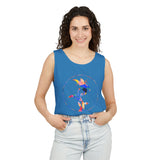 Stylish Unisex Tank Top with Artistic Floral Design, Casual Summer Wear, Art Lovers Gift, Beach Day Outfit, Gift for Him/Her