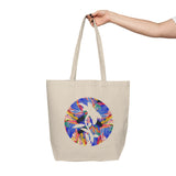 Botanical Canvas Tote Bag - Eco-Friendly Shopping, Floral Art, Reusable Grocery, Gift for Plant Lovers, Everyday Essentials