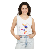 Stylish Unisex Tank Top with Artistic Floral Design, Casual Summer Wear, Art Lovers Gift, Beach Day Outfit, Gift for Him/Her