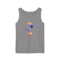 Stylish Unisex Tank Top with Artistic Floral Design, Casual Summer Wear, Art Lovers Gift, Beach Day Outfit, Gift for Him/Her