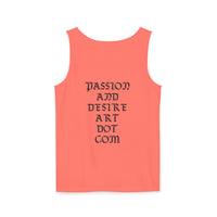 Stylish Unisex Tank Top with Artistic Floral Design, Casual Summer Wear, Art Lovers Gift, Beach Day Outfit, Gift for Him/Her