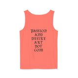 Stylish Unisex Tank Top with Artistic Floral Design, Casual Summer Wear, Art Lovers Gift, Beach Day Outfit, Gift for Him/Her