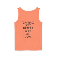 Stylish Unisex Tank Top with Artistic Floral Design, Casual Summer Wear, Art Lovers Gift, Beach Day Outfit, Gift for Him/Her