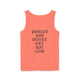 Stylish Unisex Tank Top with Artistic Floral Design, Casual Summer Wear, Art Lovers Gift, Beach Day Outfit, Gift for Him/Her