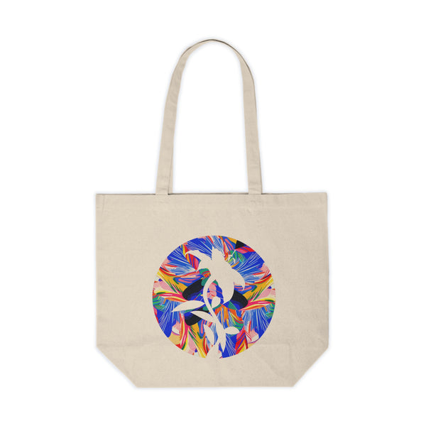 Botanical Canvas Tote Bag - Eco-Friendly Shopping, Floral Art, Reusable Grocery, Gift for Plant Lovers, Everyday Essentials