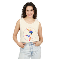 Stylish Unisex Tank Top with Artistic Floral Design, Casual Summer Wear, Art Lovers Gift, Beach Day Outfit, Gift for Him/Her